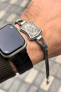 Adjustable Silver Tone Bracelet - D2