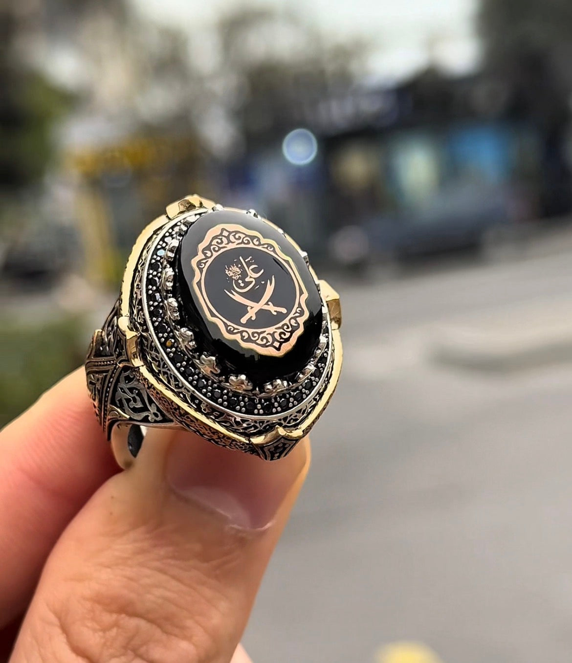 Tabarrukat Men's Signature Ring - 06