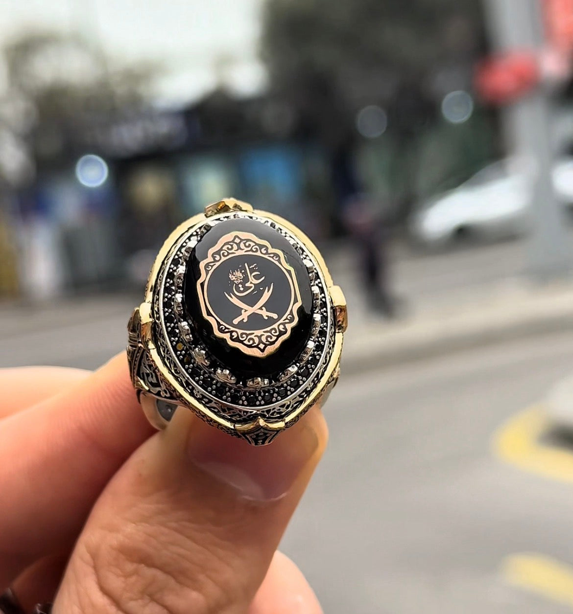 Tabarrukat Men's Signature Ring - 04