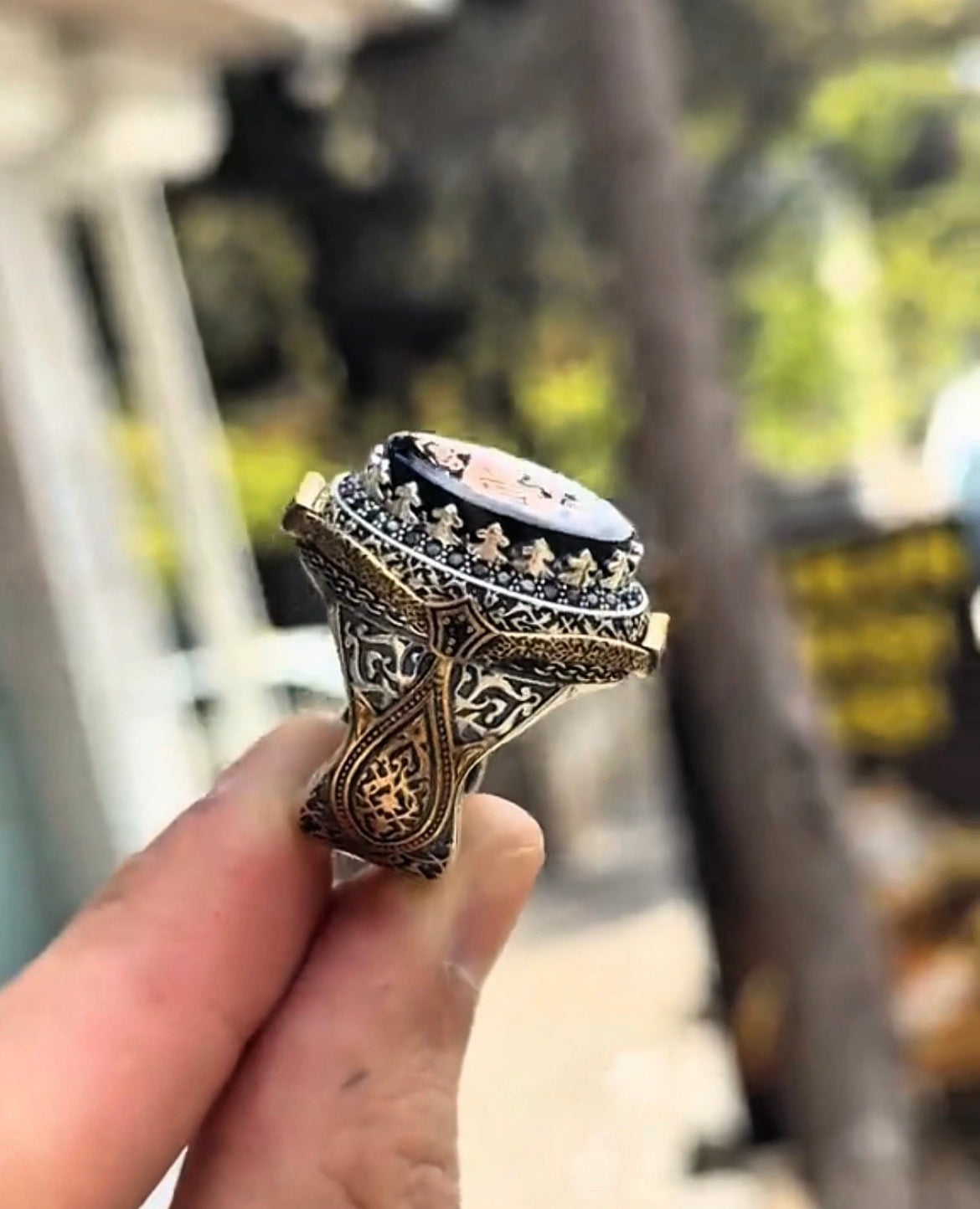 Tabarrukat Men's Signature Ring - 02